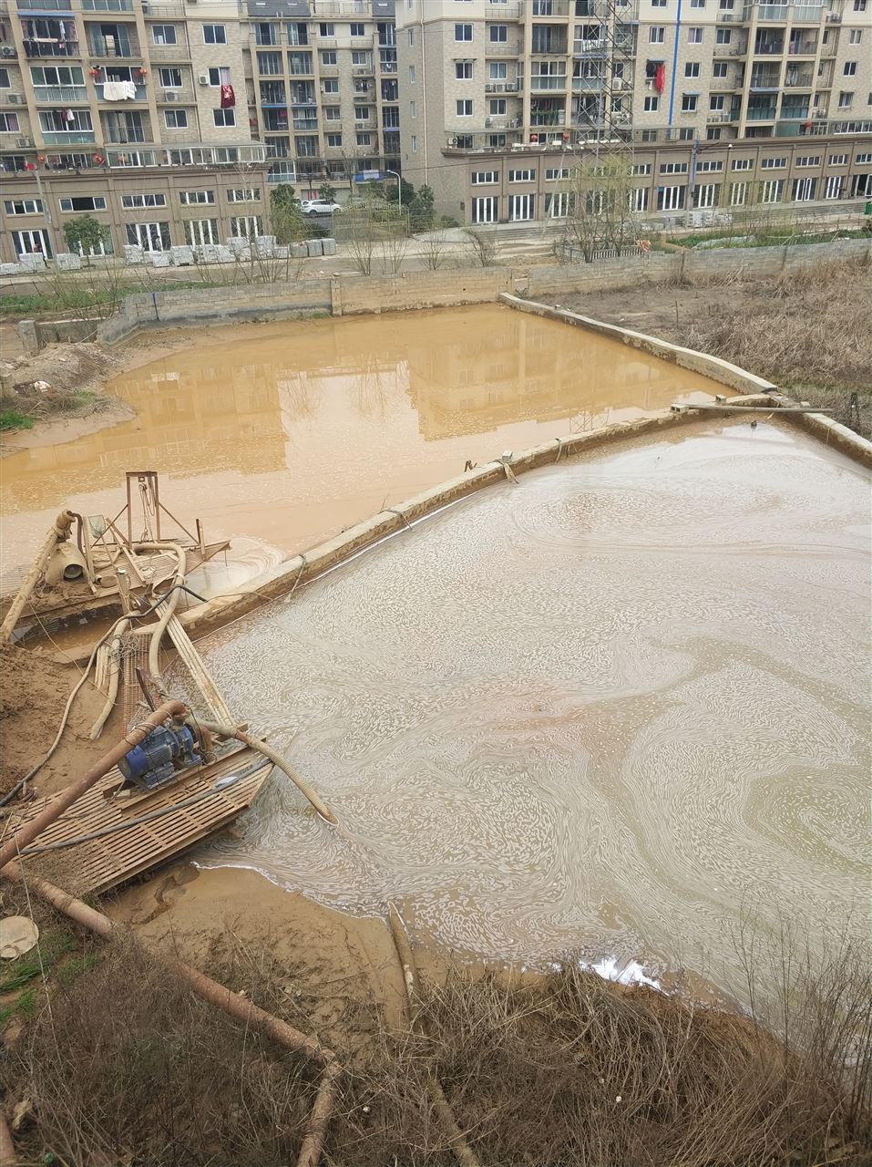 康巴什沉淀池淤泥清理-厂区废水池淤泥清淤